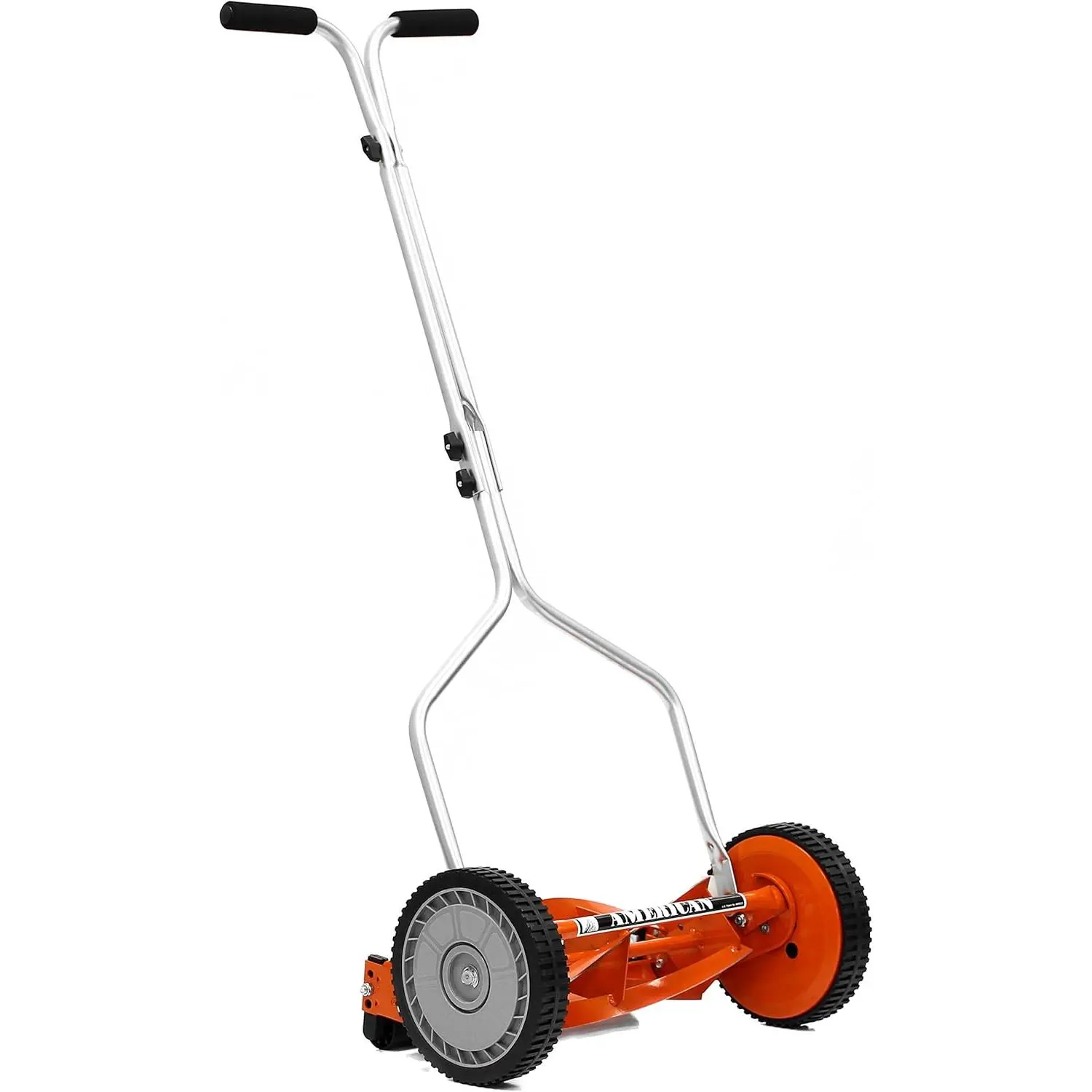 1204-14 14-Inch 4-Blade Manual Push Reel Lawn Mower, Red, Lightweight 19 lbs, Low-Maintenance Tool for Turf Lawns, 1204-14 14-Inch 4-Blade Push Reel Lawn Mower