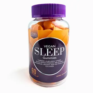 Skegee Vegan Sleep Gummies – 15 mg Melatonin & Magnesium for Restful Sleep Healthcare Dietary