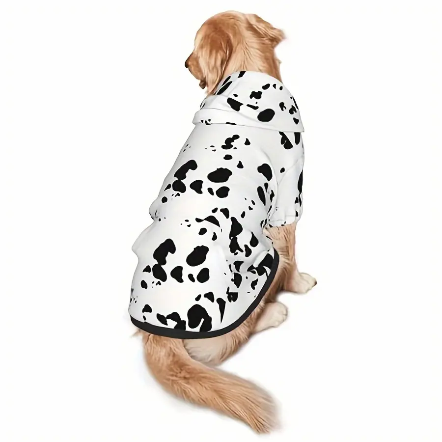 Dalmatian Dog Hoodie for Small Medium Large Dogs Puppy Sweatshirts Pet Halloween Costume Clothes Dogs Hooded Outfits