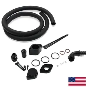 2011-2020 Ford 6.7L Powerstroke CCV PCV Delete Kit, Heavy-Duty Crankcase Vent Kit, Smooth Pressure Flow, Reduces Oil Sludge, Engine Bay Upgrade with Complete Hardware