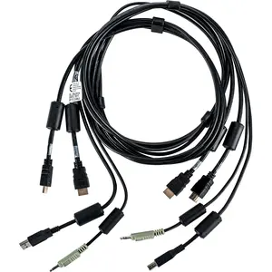 VERTIV-IT Vertiv Avocent USB Keyboard and Mouse, Dual HDMI and Audio Cable, 6 ft. for Vertiv Avocent SV and SC Series Switches