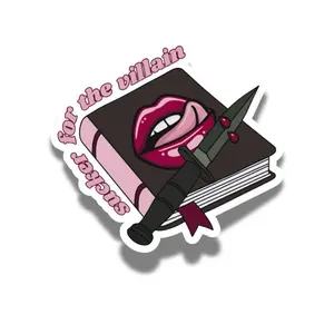 Sucker for the Villain Sticker – Glossy or Glitter – Waterproof