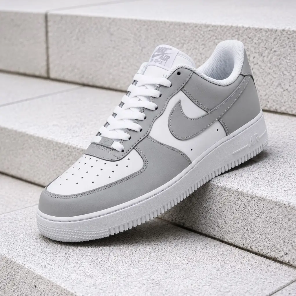 Nike Air Force 1 Low '07 Light Smoke Grey White FD9763-101 Men's Fashion Sneaker New