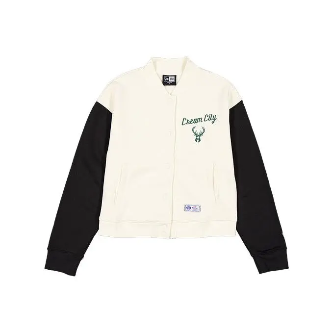 Women's New Era 2025-26 City Edition The East Milwaukee Bucks Bomber Jacket