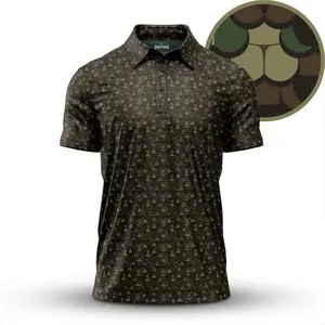 Whale Tail - Original Polo Camo Golf Polo, Gif for Him,All Over Print Design