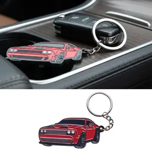 Car Keychain Accessories Compatible with Performance Muscle Cars – Sport Style Key Chain for Car Keys