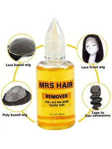 Lace Wig Glue Remover Liquid, 30ML Lace Hair Extension Adhesive Cleaner, Suitable for Wig Glue Residue Removal, All Seasons Use, Hair Extensions Tape