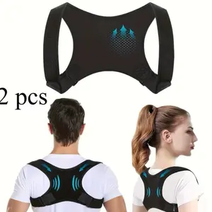 2pcs Family Pack, Unisex Adjustable Posture Corrector, Improves Back Posture, Wearable for Outdoor Use, Helps Achieve Perfect Posture, Suitable for Lower Back and Spinal Correction, Prevents Spinal Curvature, and Protects Health.