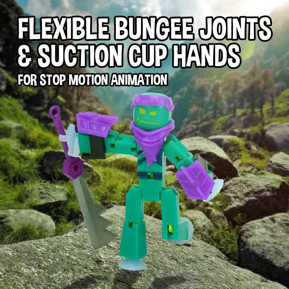 StikBot Legendz Hero Pack | Series 1 - Valor, Ruebell, Dominus