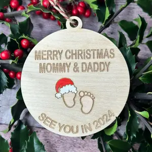Baby 2024 Christmas ornament