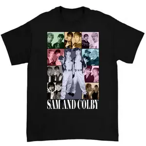 Sam And Colby Eras Tour t-shirt, unisex t shirt Menswear Top Medium Sport