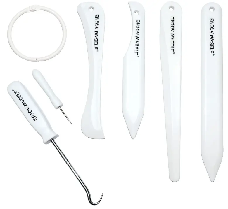 Bone folder and Scoring Tool, Paper Folding Tool, Bone Origami Creaser for Scrapbooking Card Making