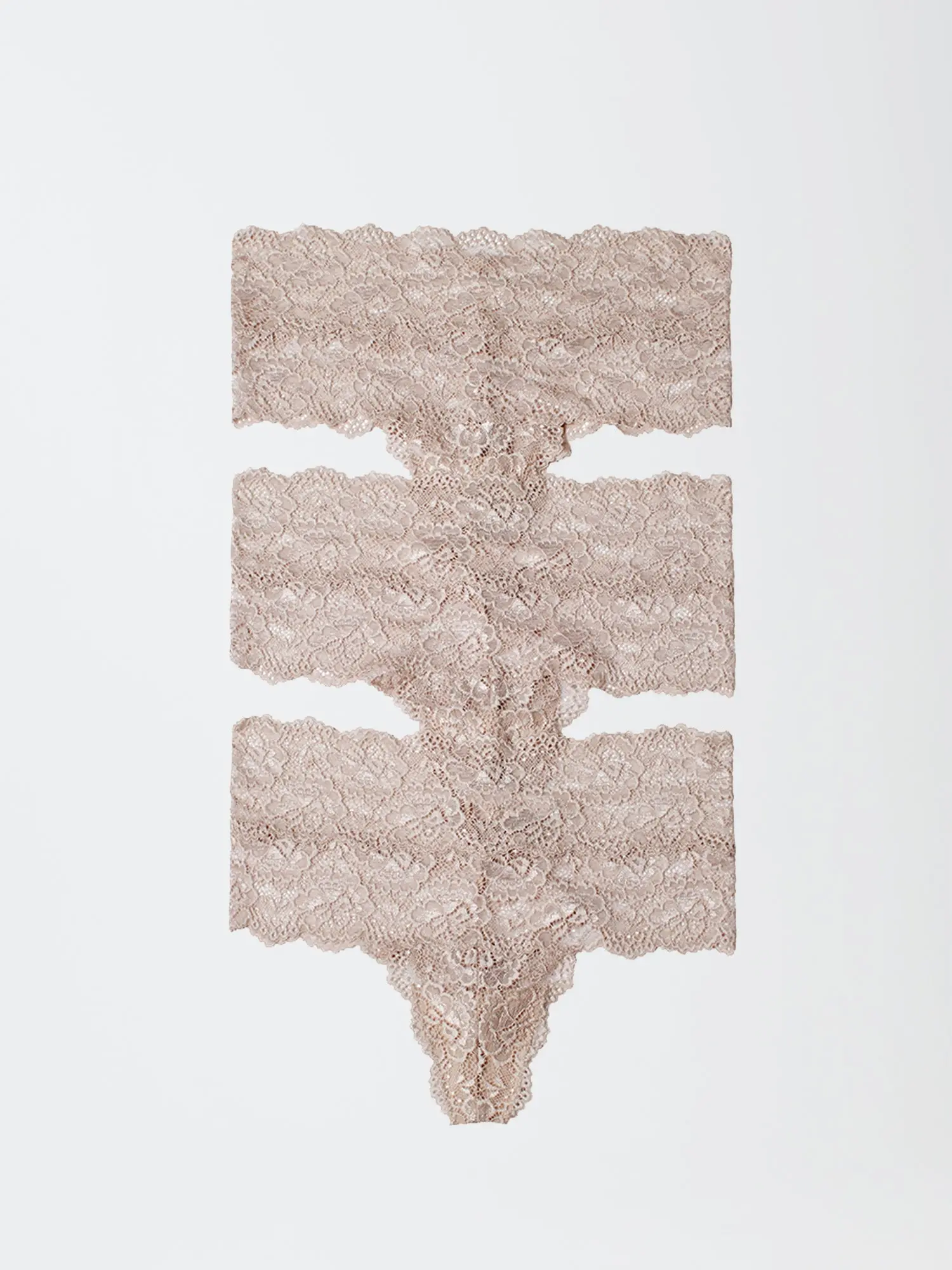 Goddess Lace High Waist Thong 3-Pack