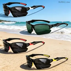 4-Pack Polarized Sports Sunglasses for Men & Women, Lightweight Rimless Wraparound Shield Eyewear with UV400 Protection for Running, Driving & Fishing, Sunglasses For Women, Men's Sunglasses