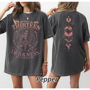 The Thirteen Throne Of Glass TShirt, From Now Until The Darkness Claims Us Shirt, Sjm Merch, We Are The Thirteen, Bookish Gift, Bookworm Tee