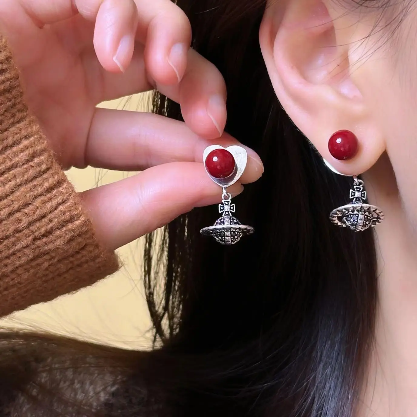 桔梗 Vivienne Westwood MAITENA Earrings Maitena Earrings