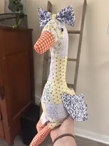 Eleanor the 14" Couch Goose ready to be adopted