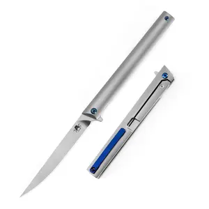 KLAKEN B13 REGENT, CEO Style EDC Knife, Blade: D2, Handle: TA5 Titanium/Carbon Fiber Gentleman