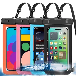 Up to 8.3" 4 Pack Multicolor Universal Waterproof Phone Pouch, Large Dry Bag, Protection Level: IP68,Outdoor Sports for Apple iPhone,Samsung,and More