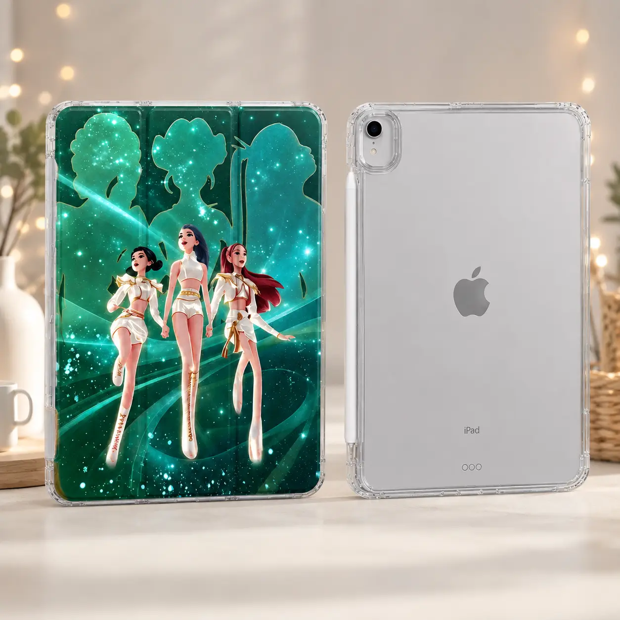 K Pop Demon Hunters iPad Case, Fantasy Girl Group Tablet Cover, Stylish Fan Gift for Kpop Lover, Anime Inspired iPad Cover