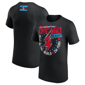 CM Punk Chicago Made T-Shirt,Wrestling Workout Tshirt, Unisex, Graphic, Fitted - Menswear, Top