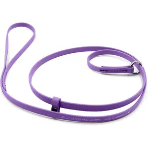 Jelly Pet Grooming Lead for Dogs | Great for Kennels, Veterinarians and Dog Grooming Salons | Biothane Leash - Easy to Clean, Waterproof & Durable Noose Loop | Made in USA | 3/8'' X 4'
