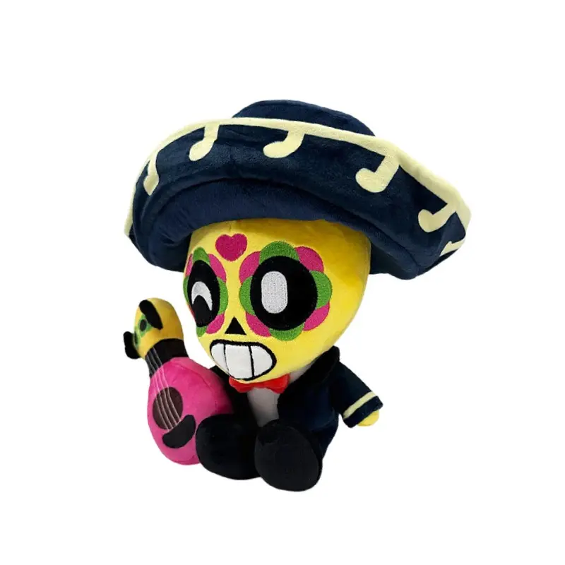 Brawl Stars Cute Video Game Themed 1 Pair Plush Stuffed Toys Set - Collectibles for Mobile Game Collectors, Spot Clean Only
