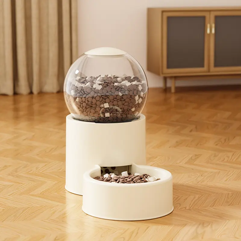 New Automatic Cat Feeder & Water Dispenser Large-Capacity Cat Bowl, Pet Food Storage Container Pet Watering Wonder Automatic Gravity Feeder, Food Feeders