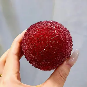 Crystal Slushy Ball Squishy Toy, Handcrafted Squishy Stress Ball Sensory Textured Memory Gel Fidget Toys for Kids/Adults Hand Exercises, Favors Anxiety Relief Squeeze Ball