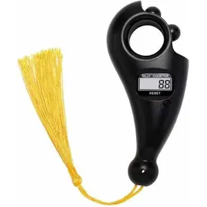 Digital Tasbih Finger Counter, Muslim Islamic Rotating Digital Tasbeeh Prayer Beads Tally Counter