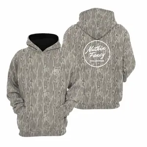 Mossy Oak NUTHIN' FANCYY Original Bottomland Camouflage Camo Hoodie  - Original Bottomland For Men And Women, Mossy Oak Hoodie, Hunting Camo Hooded, Gift For Men