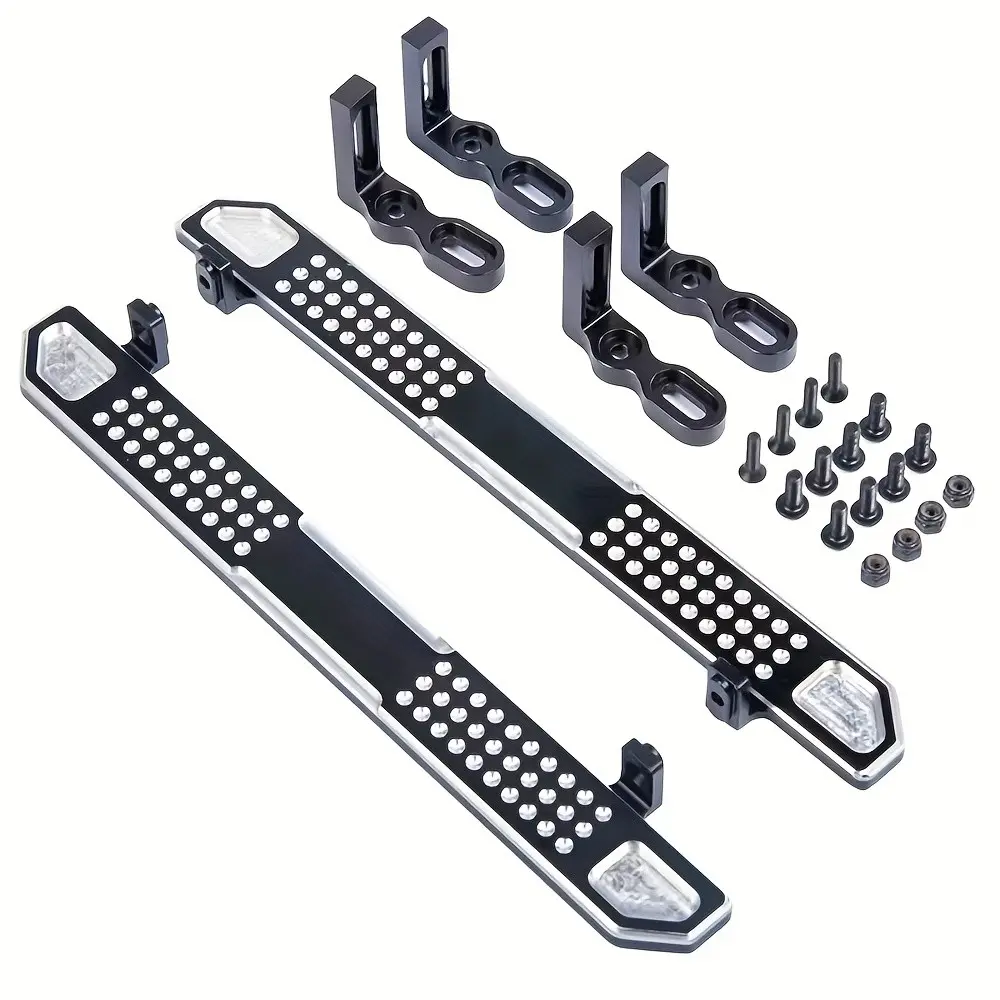 Aluminum Alloy Adjustable Foot Pedal, Compatible with Traxxas Trx-4 Rover Ford Climbing Car, Remote Model Off-Road/climbing Car Accessories