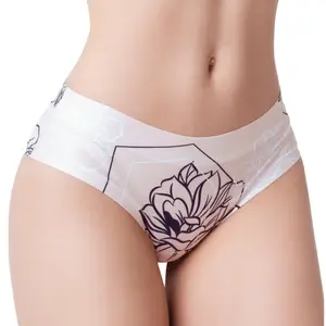 Memème Women’s Ultra-Comfortable PURE PINK - Flower - Panties | Breathable Cotton Crotch, Stretchy Fit, No Elastic Bands