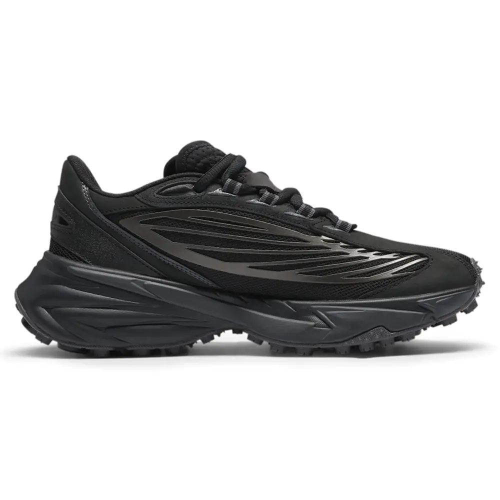 PUMA Mens Spirex Carbon Lace Up Sneakers Shoes Casual - Black