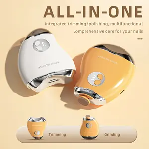 Electric Nail Clippers, a Two-In-One Tool for Cutting And Grinding, Designed for Nail Art And Care, Suitable for Adults with Rechargeable Nail Files