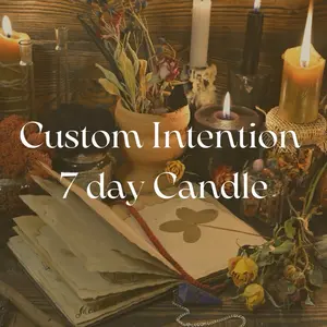 Custom intention seven day candle