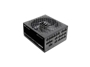 Thermaltake Toughpower TF3 1650W; ATX 3.1; x2 Native PCIe 5.1 12V-2x6; Full Modular; Etched Flat Cables; Multi/Single Rail OCM Toggle; 100% Japanese Capacitors; 80 Plus Titanium Certified; Black