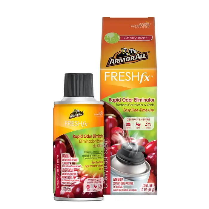 Armor All Rapid Odor Eliminator, Car Air Freshener and Purifier, Cherry Blast