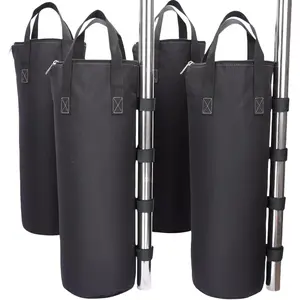 140 LBS Zipper Top Sand Bags for Canopy  (Without Sand) Sand Bags for Weight - Sandbags for Gazebo , Pop Up Canopy Tent Weights - Canopy Weight Bags, Set of 4