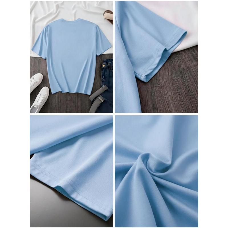 Trendsetter Approved |   Y2K Cotton Tee |   Blue/Burgundy/Camel/Green |   Ultimate Valentine’s Gift Idea