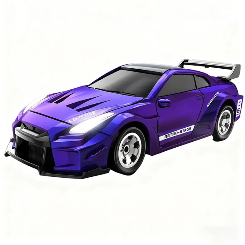 RC High-Speed Four-Wheel Drive Mini Desktop Remote Control Car, 1:64 Scale Driftable Model, Boy Birthday Gift, Christmas Present Remote Controlled Car, RC Cars