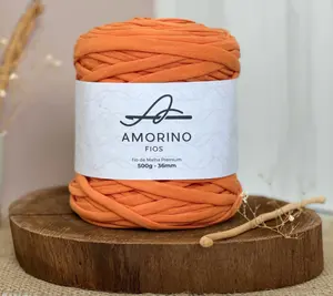 Amorino Fios Premium T-Shirt Yarn - Tangerine
