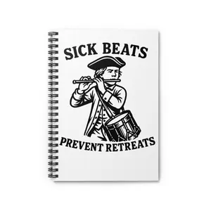 Sick Beats Spiral Notebook