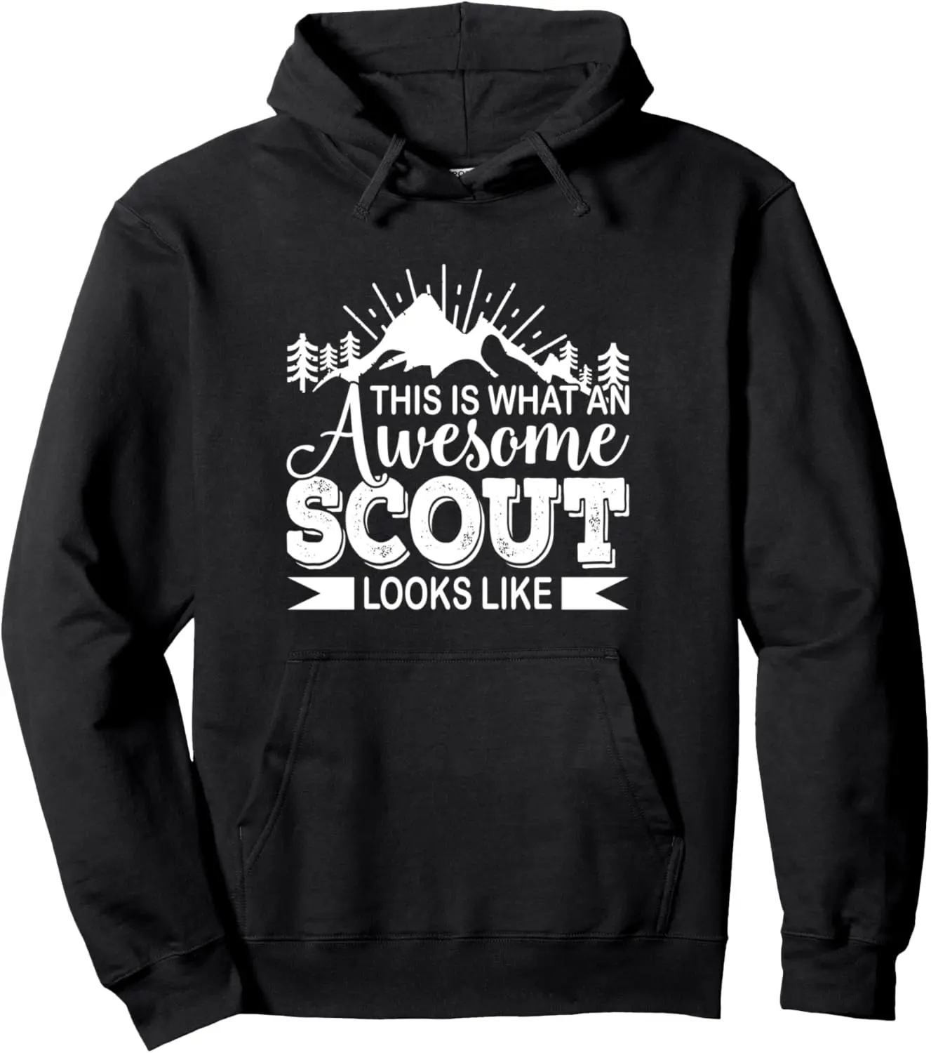 Funny Scouting Design For Men Women Scouts Camping Scout Pullover Hoodie 4