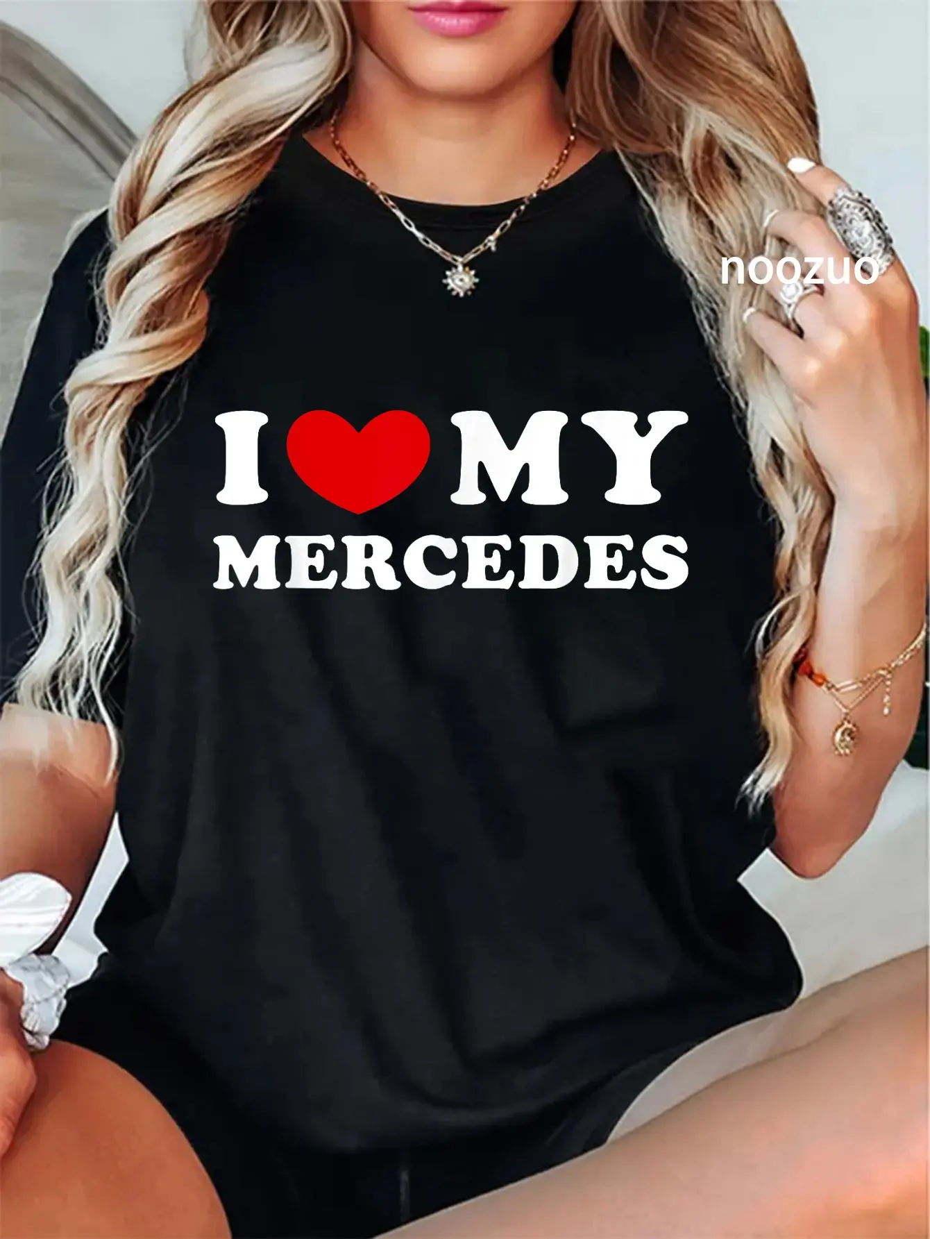 100% Cotton Unisex I Love My Mercedes, I Heart My Mercedes T-Shirt