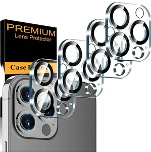 4PCS Camera Lens Protector for iPhone 17 Air 16 Pro Max 15 14 13 12 – 9H Tempered Glass HD Clear Anti-Scratch Full Coverage