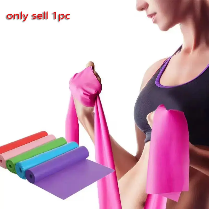 Resistance Band Set, Heavy Exercise Bands, Single Level Resistance Bands, Long Stretch for Men & Women, Ideal for Yoga Fitness Pilates Strength Training, Workout Bands