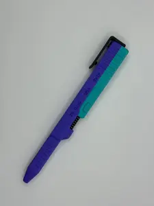 Combo Pack 5 EDC Slide Action Pens -3D Printed - 5 Each