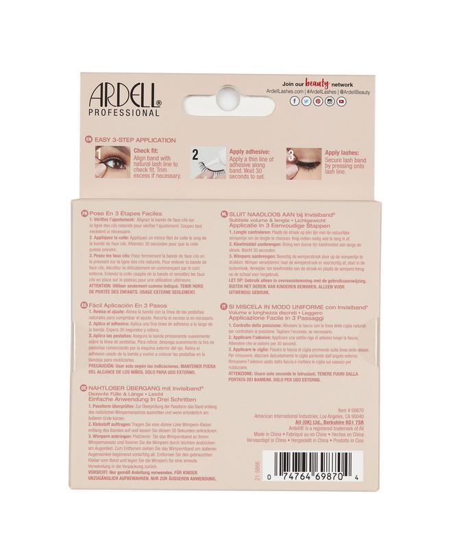 Ardell Strip Lashes Naked Lashes #420, 4 Pairs x 1-Pack Eyelashes Lightweight Makeup Cosmetic