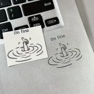 Funny Creative Thumb Metal Sticker, DIY Waterproof Laptop Decal, Humorous Design for Notebook Decoration, Random Style